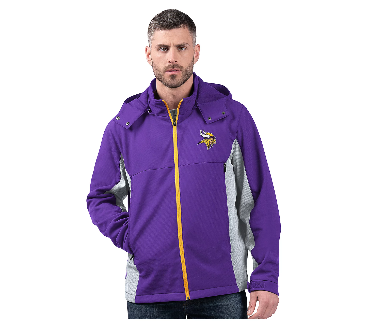 NthtFL Men's Soft Shell Bonded Jacket